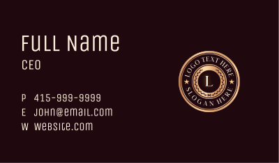 Premium Elite Academy Business Card Image Preview