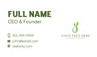 Garden Leaf Wellness  Business Card Image Preview