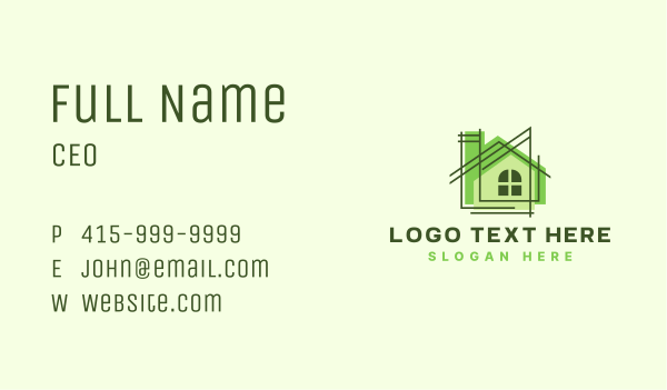 Home Construction Architecture Business Card Design Image Preview