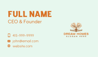 Reading Book Tree Business Card Image Preview