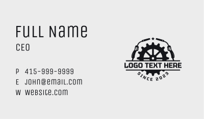 Mechanical Industrial Welding  Business Card Image Preview