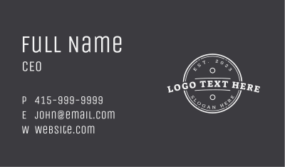 Hipster Generic Business Business Card Image Preview