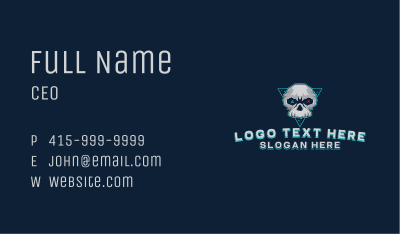 Skull Gaming Technology Business Card Image Preview