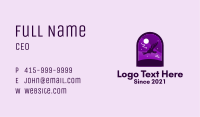Night Sky Raven  Business Card Image Preview