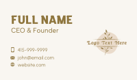 Nature Leaf Boutique Business Card Image Preview