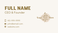 Nature Leaf Boutique Business Card Preview