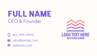 Gradient Property Building Business Card Image Preview