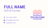 Gradient Property Building Business Card Image Preview