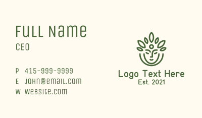 Nature Deity Cosmetics Business Card Image Preview