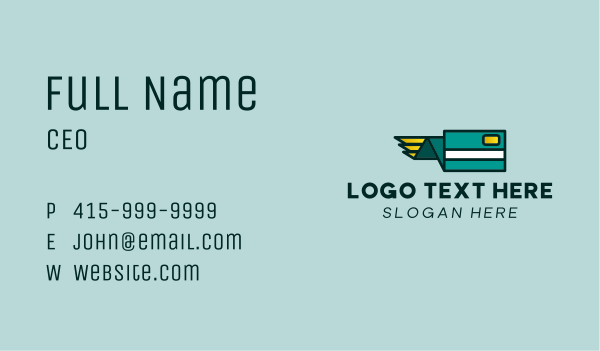 Credit Card Wing Business Card Design Image Preview