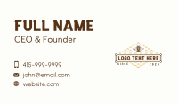 Wasp Honeycomb Beekeeper Business Card Image Preview