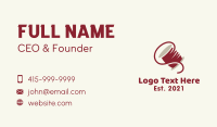 Red Thread Spool Business Card Image Preview