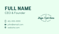 Boutique Shop Wordmark Business Card Image Preview