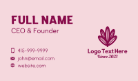 Flower Bloom Orchid  Business Card Image Preview