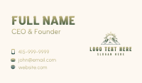 Mountain Trees Sun Business Card Preview