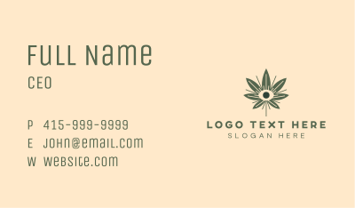 Mystic Eye Marijuana Business Card Image Preview