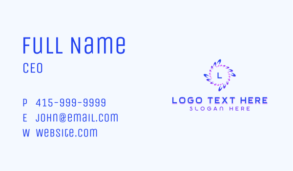 Cyber Motion Tech Business Card Design Image Preview