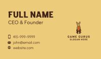 Rustic Rabbit Emblem Business Card Image Preview