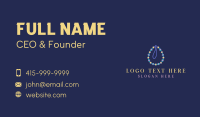 Handcrafted Beaded Jewelry Business Card Design