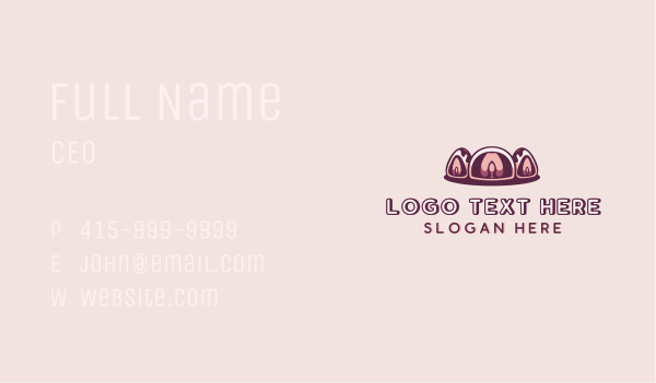 Mochi Japanese Cake Business Card Design Image Preview