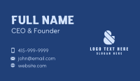 Bold Modern Ampersand  Business Card Preview