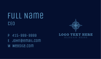 Direction Navigation Compass Business Card Image Preview