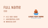 Chocolate Cake Dessert Business Card Image Preview