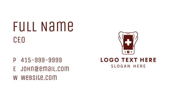 Animal Veterinary Phone Business Card Design Image Preview