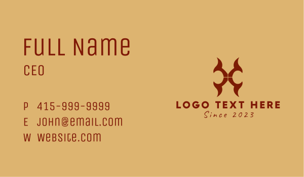 Medieval Shield Pattern Business Card Design Image Preview