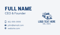 Cargo Truck Distrubition Business Card Image Preview