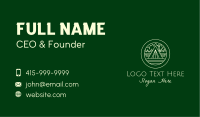 Tent Camping Site Business Card Image Preview