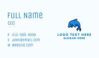 Blue Dolphin Water Park Business Card Image Preview