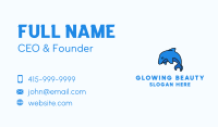 Blue Dolphin Water Park Business Card Image Preview