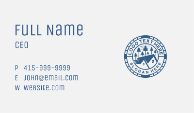 Tree House Roofing Maintenance Business Card Image Preview