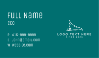 White Airline Falcon  Business Card Image Preview