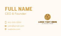 Chocolate Chip Cookie  Business Card Preview