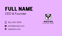 Wine Panda Business Card Image Preview