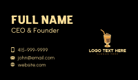 Iced Dalgona Coffee Cafe Business Card Preview