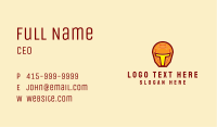 Orange Helmet Letter T Business Card Image Preview