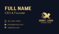 Golden Lion Premium Business Business Card Image Preview