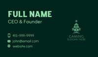 Decorative Christmas Tree  Business Card Image Preview