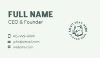 Smoking Dog Canine Business Card Design