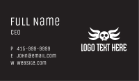 Winged Skull Pilot Business Card Image Preview