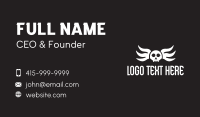 Winged Skull Pilot Business Card Design