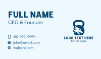 Wolf Kettlebell Fitness Business Card Image Preview