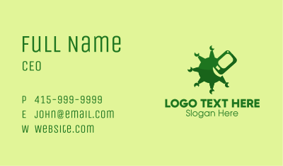 Mobile Phone Virus  Business Card Image Preview