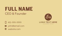 Brown Gazelle Business Card Image Preview