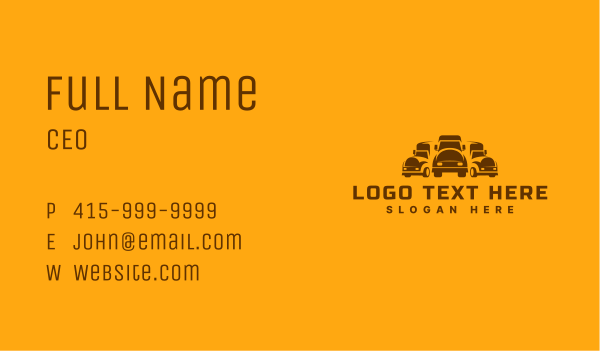 Delivery Freight Truck Business Card Design Image Preview