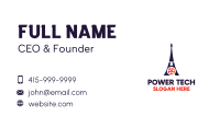 Eiffel Tower Paris Reel Business Card Image Preview