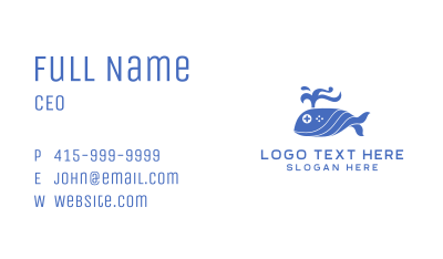 Blue Whale Gaming Business Card Image Preview